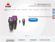 Tablet Screenshot of aididentalimplant.com